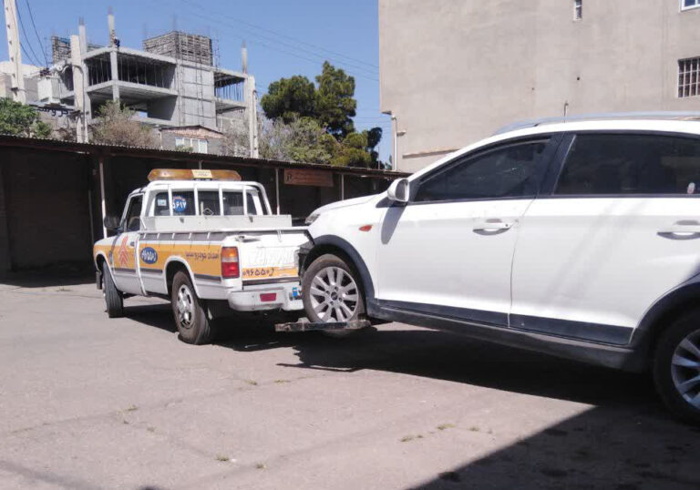 حمل خودرو با یدک کش در کرمان