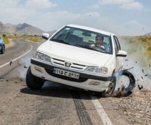 اگر هنگام رانندگی لاستیک ترکید چه کنیم؟
